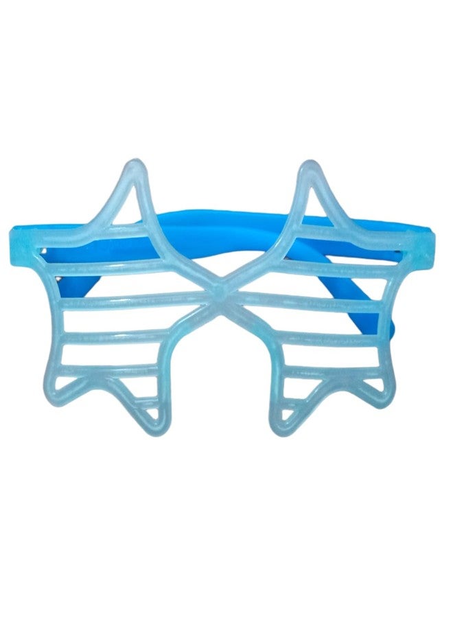 LUDALY Star Shutter Shade Neon Party Goggles For Birthday, Bachelorette, New Year Party Pack Of 12 Pc - Image 3